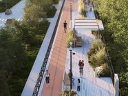 На опорах монорельса хотят обустроить прогулочный парк