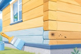 Как защитить деревянный дом от гнили и насекомых