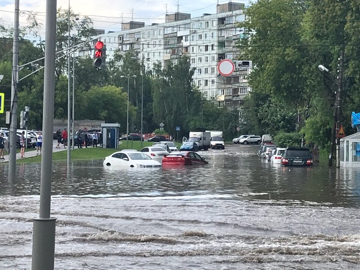 Строительная свалка стала причиной потопа в Нижнем Новгороде