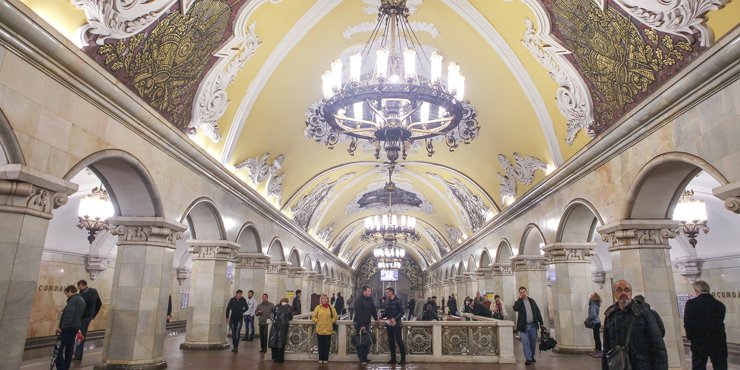 Французские болельщики назвали самые красивые станции метро в Москве