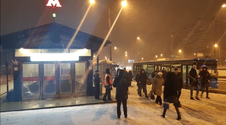 В Москве три станции метро закрыты из-за подтопления