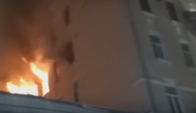 В Москве горел «дом знаменитостей» на Никитском бульваре