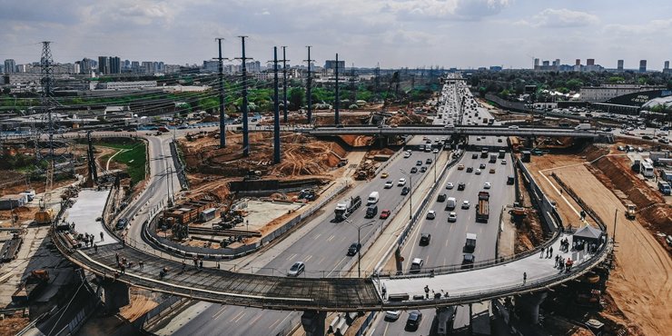 Москва заняла второе место по темпам дорожного строительства