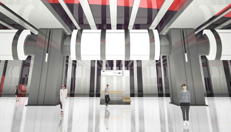 Вторую станцию Коммунарской ветки метро оформят в стиле супрематизм