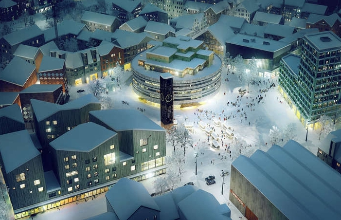 В Швеции переместят на новое место целый город