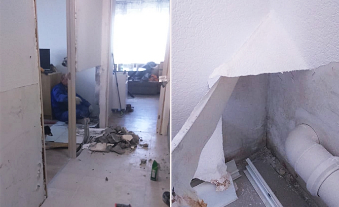 Жители реновационной новостройки в Перово жалуются на плесень