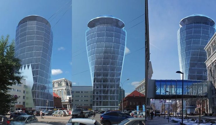 Архитекторы раскритиковали проект вращающейся башни за мэрией Екатеринбурга