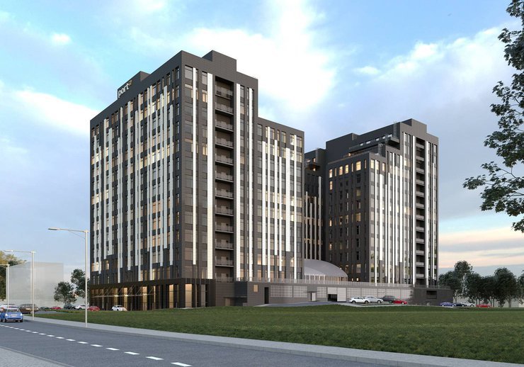 В Новосибирске ввели в эксплуатацию первую башню бизнес-центра Port i7