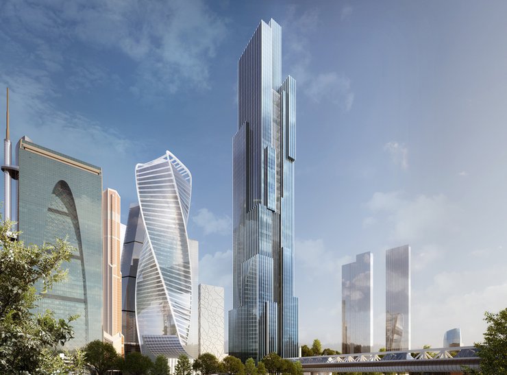 400-метровую офисную высотку в «Москва-Сити» построят к 2030 году