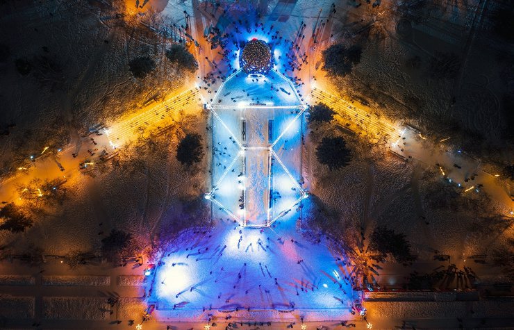 В Новосибирске не будут заливать скандально известный каток у оперного театра