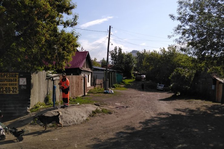 В Новосибирске частный сектор рядом с озером на Фрунзе попал под реновацию