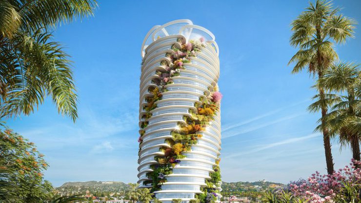 Для создателей голливудских фильмов построят офисную башню с живыми растениями
