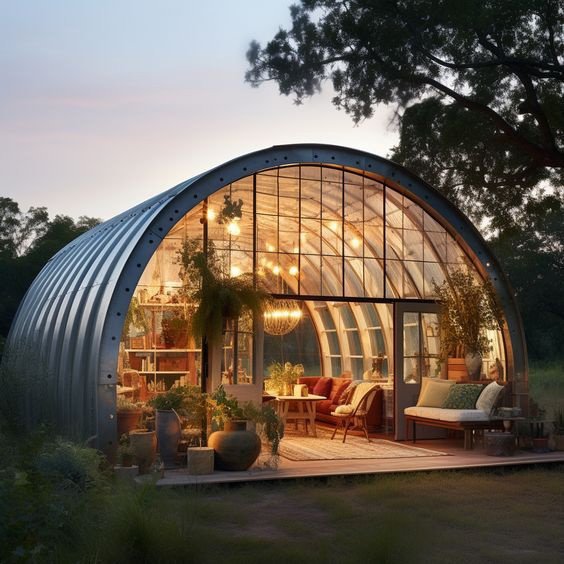 Арочный сверхдоступный дом (Quonset Hut, Quonset House)