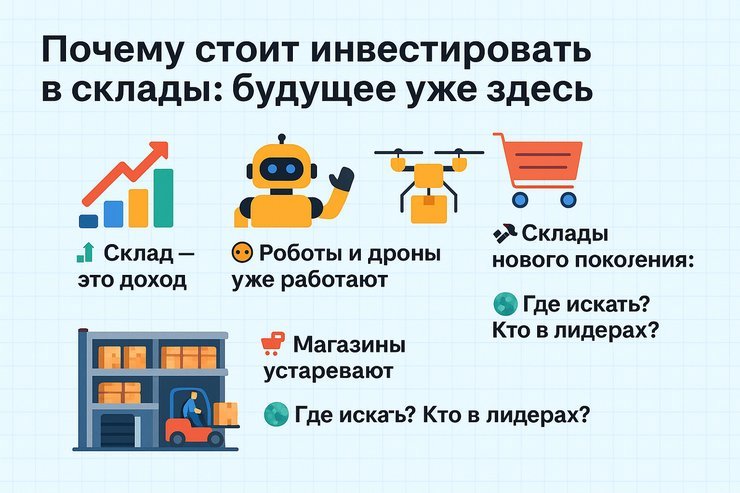 🚛 Почему стоит инвестировать в склады: будущее уже здесь