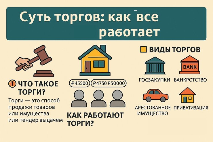 Суть торгов: простыми словами о том, как всё работает