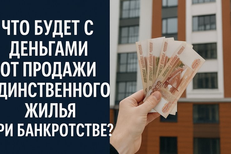 📌 Что будет с деньгами от продажи единственного жилья при банкротстве? Объясняем простыми словами