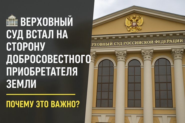 🏛 Верховный Суд встал на сторону добросовестного приобретателя земли