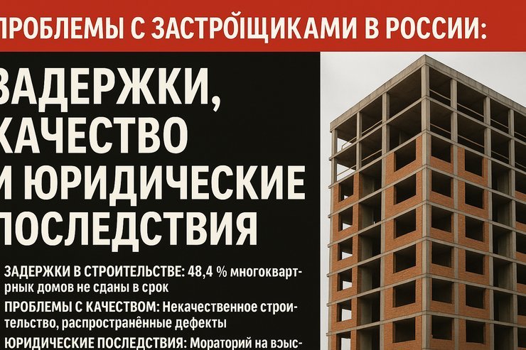 Проблемы с застройщиками в России: задержки, качество и юридические последствия