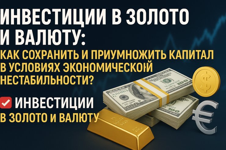 💰 Инвестиции в золото и валюту: Как сохранить и приумножить капитал в условиях экономической нестабильности?