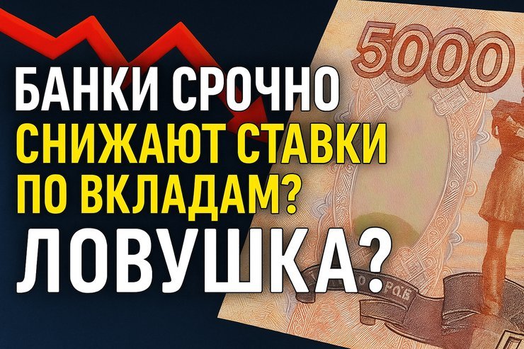 💣 Банки срочно снижают ставки по вкладам! Стоит ли сейчас открывать депозит или это ловушка?