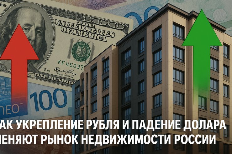 Как укрепление рубля и падение доллара меняют рынок недвижимости России