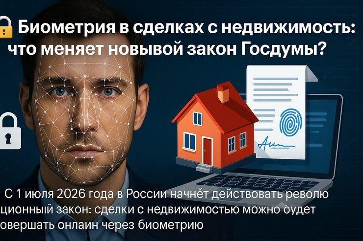 Биометрия в сделках с недвижимостью: с 2026 года можно будет продать квартиру по лицу