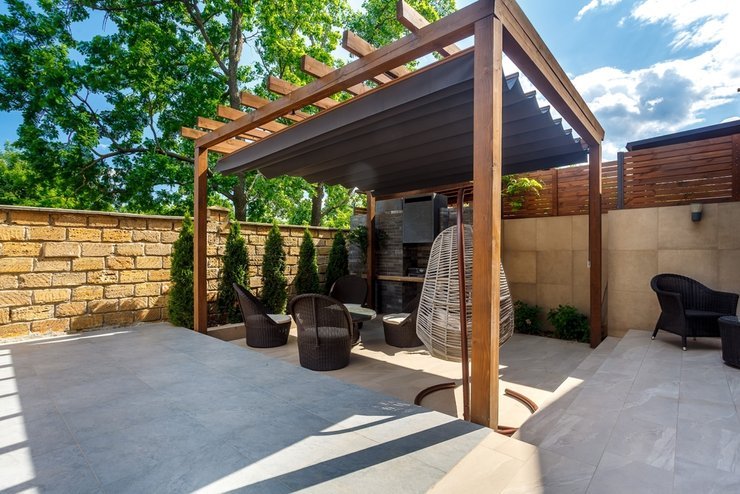 Летняя кухня на даче: проекты и строительство