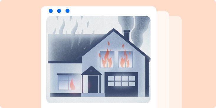 Сгорел дом: что делать и куда обращаться после пожара Сгорел дом: что делать и куда обращаться после пожара