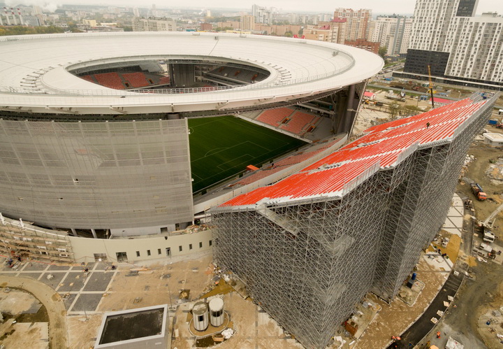 Стадион в Екатеринбурге назвали одним из самых странных в мире