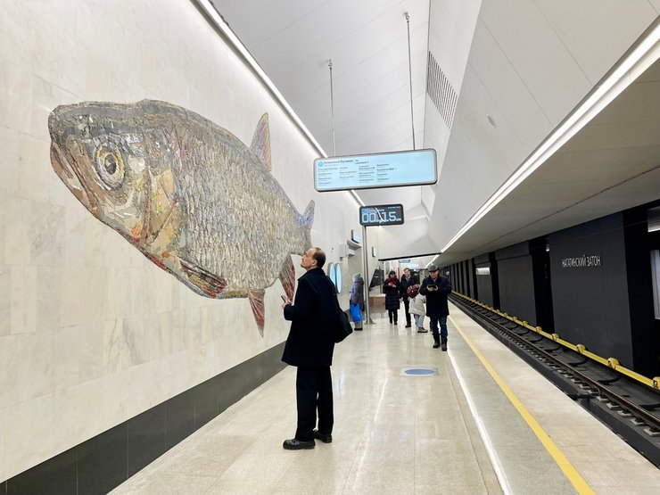 метро на Марьиной Роще в Москве