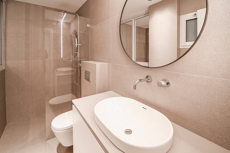 «современный дизайн ванной комнаты»