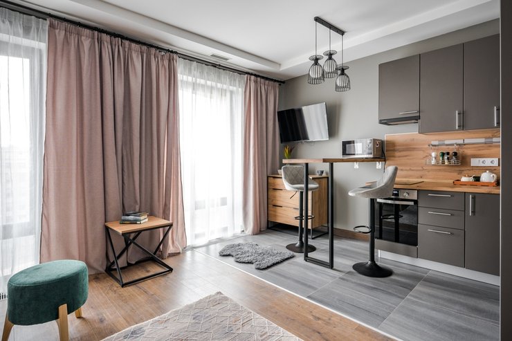 «идеи дизайна однокомнатной квартиры»