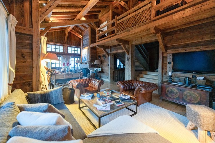 «интерьер в стиле шале»