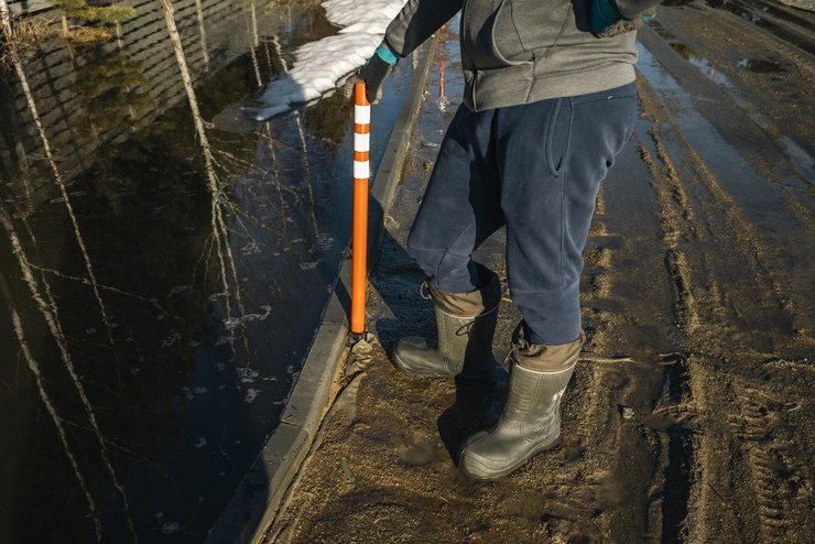 «затопило участок»