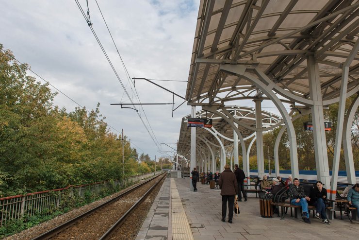 Железнодорожная платформа на Первомайской