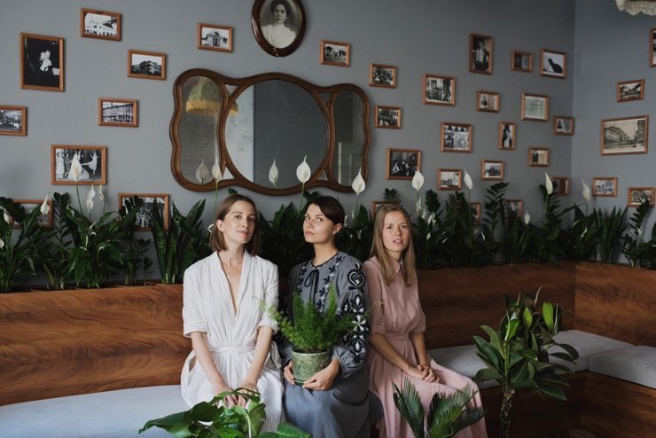 Команда Plants for Friends: Варвара Щербакова, Екатерина Минина и Екатерина Фалдина